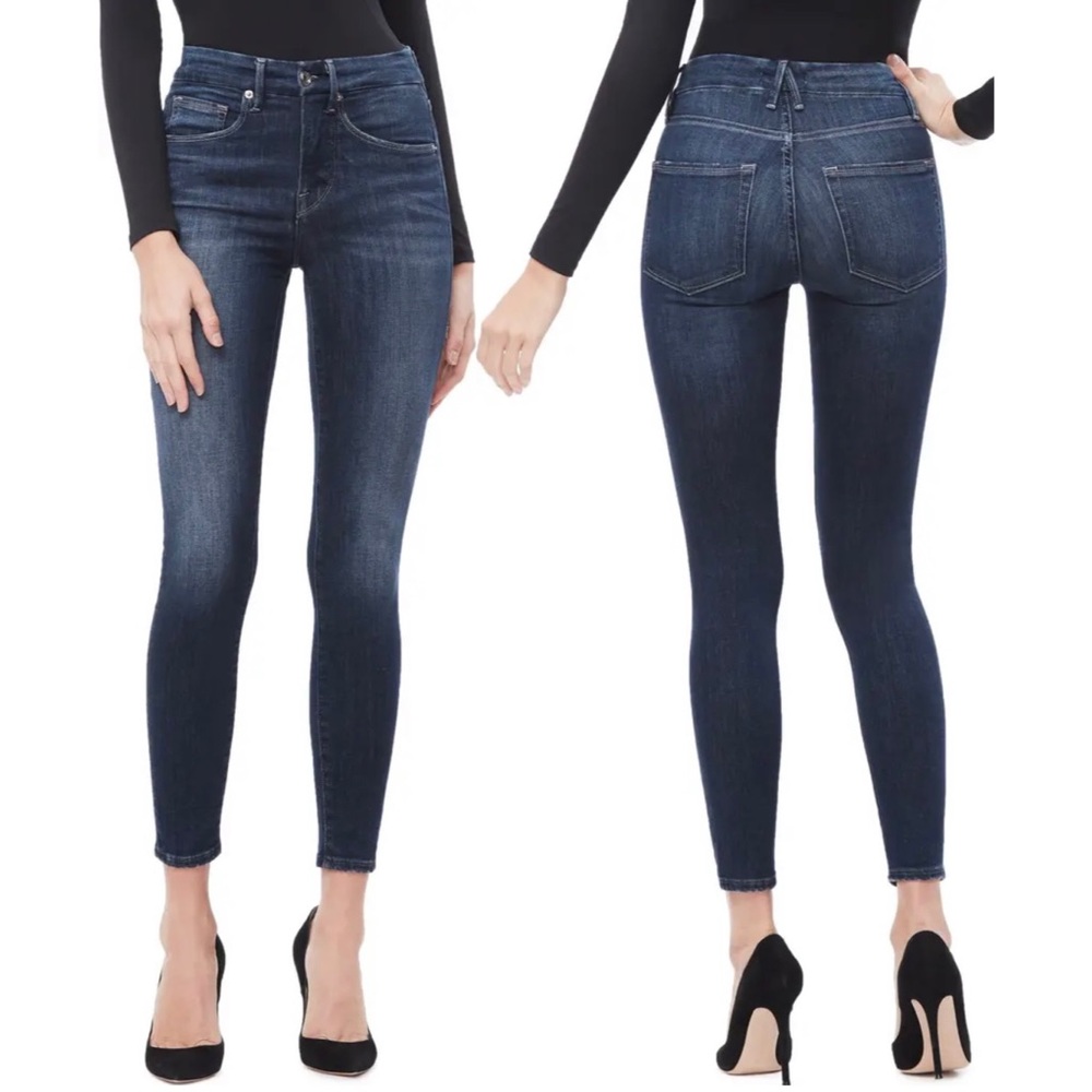 Good American Good Legs Crop Skinny Jeans 12/31